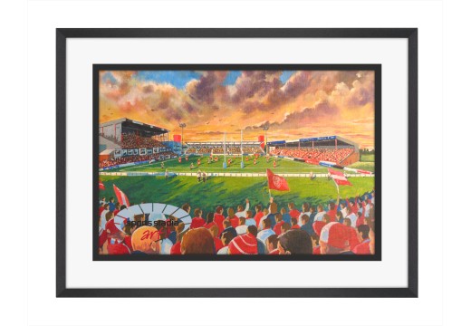 Craven Park Stadium Fine Art Print - Hull Kingston Rovers Rugby League Craven Park Stadium Fine Art Print - Hull Kingston Rovers Rugby League